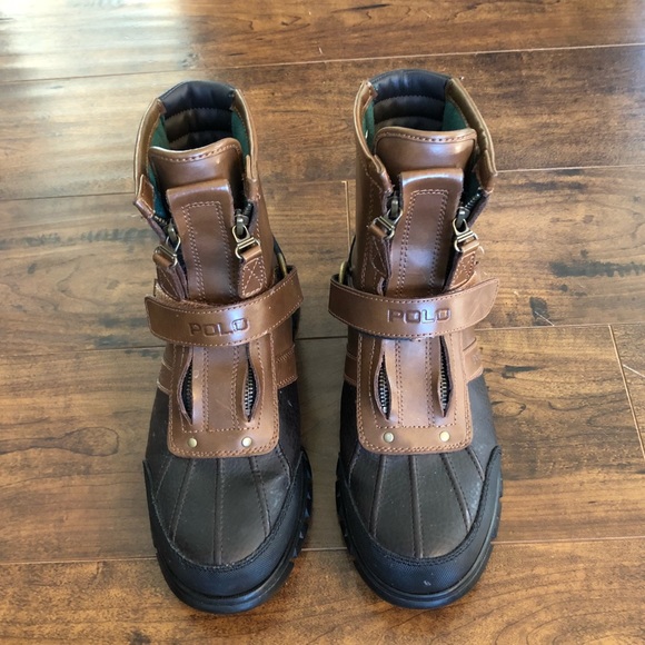 mens polo boots with zipper
